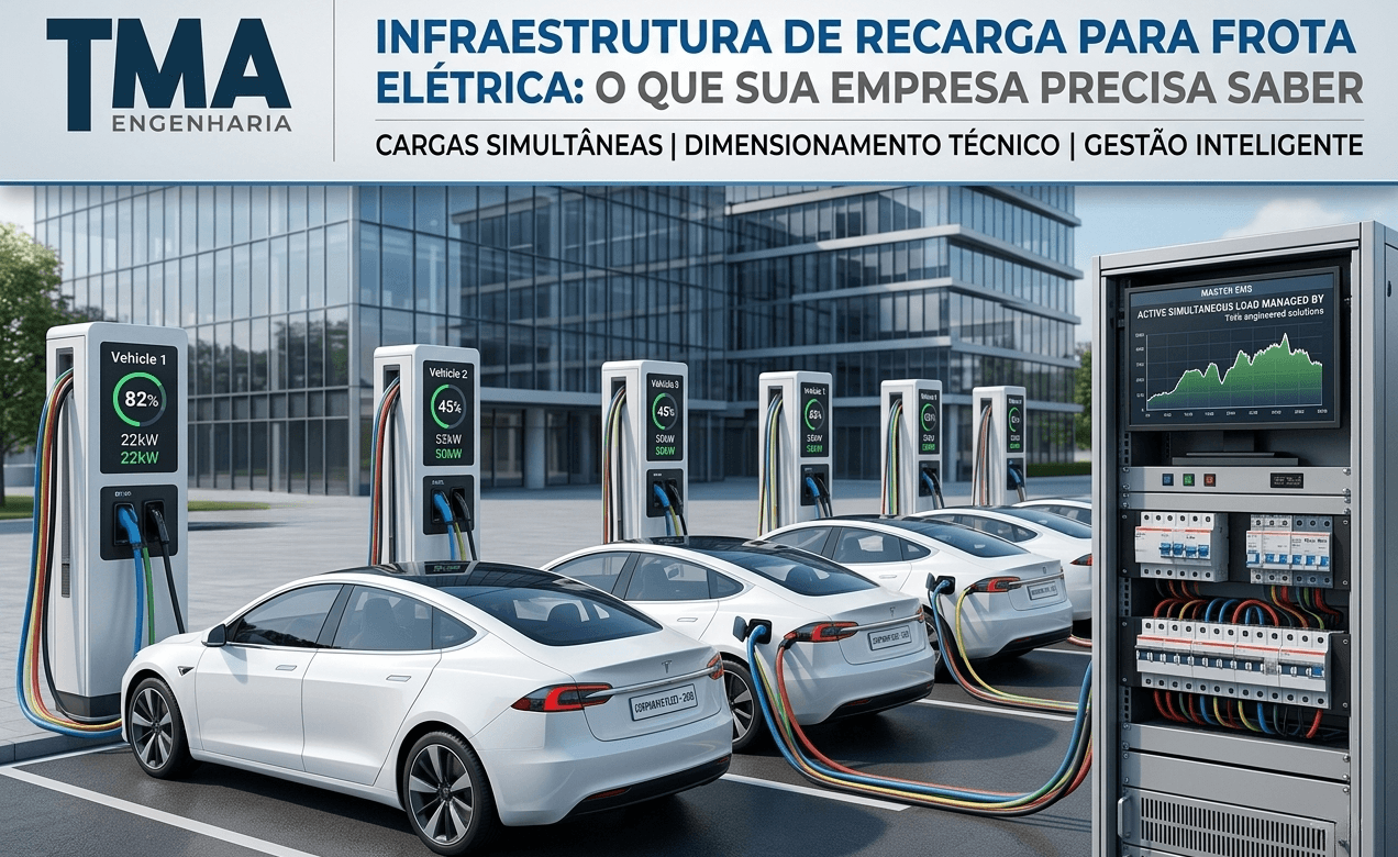 Infraestrutura de recarga para frota elétrica