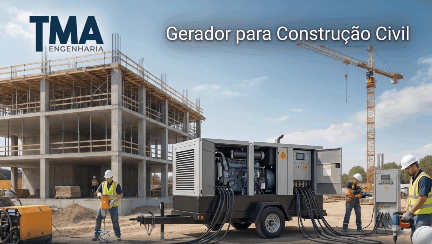 Gerador para Construção Civil: Como Dimensionar e Contratar