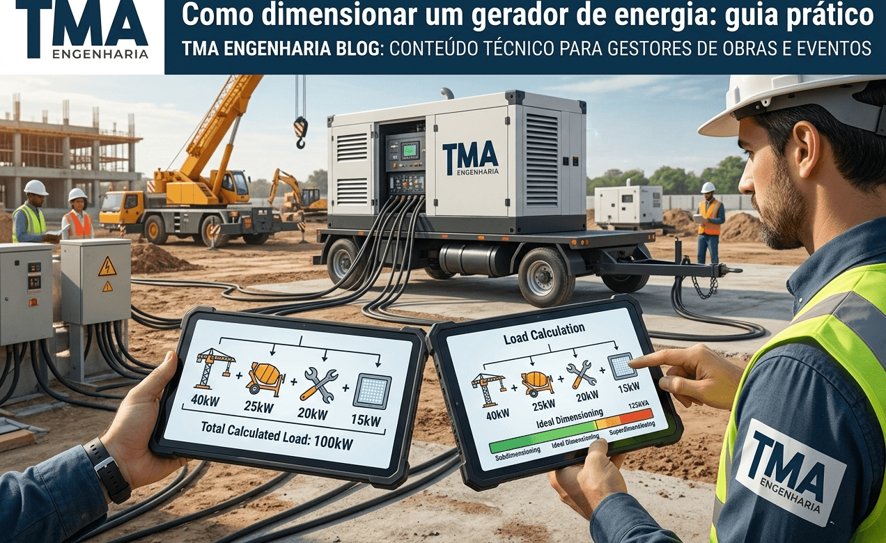 Como dimensionar um gerador