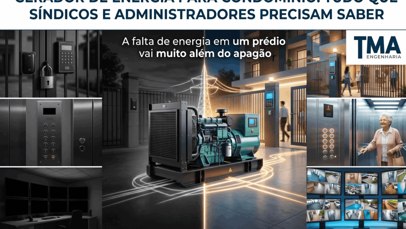 Gerador de energia para condomínio