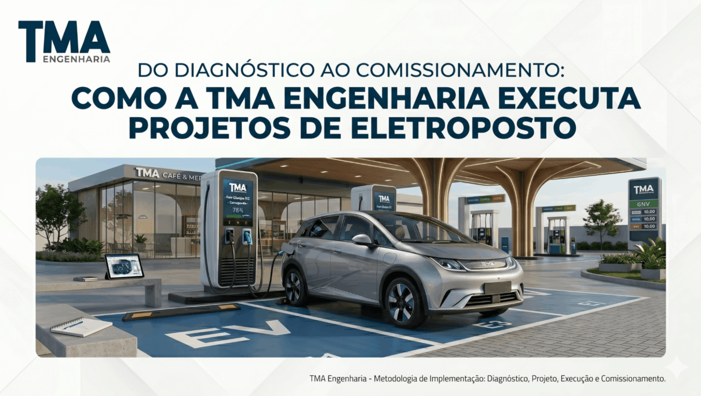 Como a TMA Implementa Eletropostos do Início ao Fim