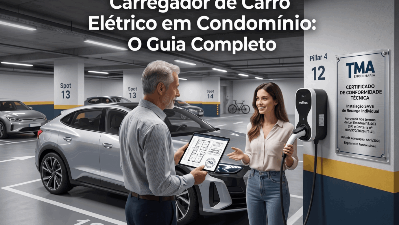 Carregador de Carro Elétrico em Condomínio: O Guia Completo