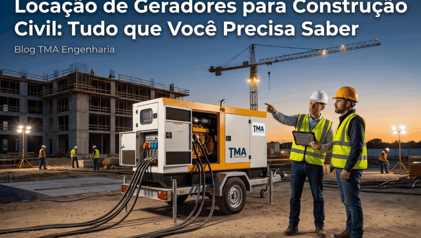 Locação de Geradores para Construção Civil