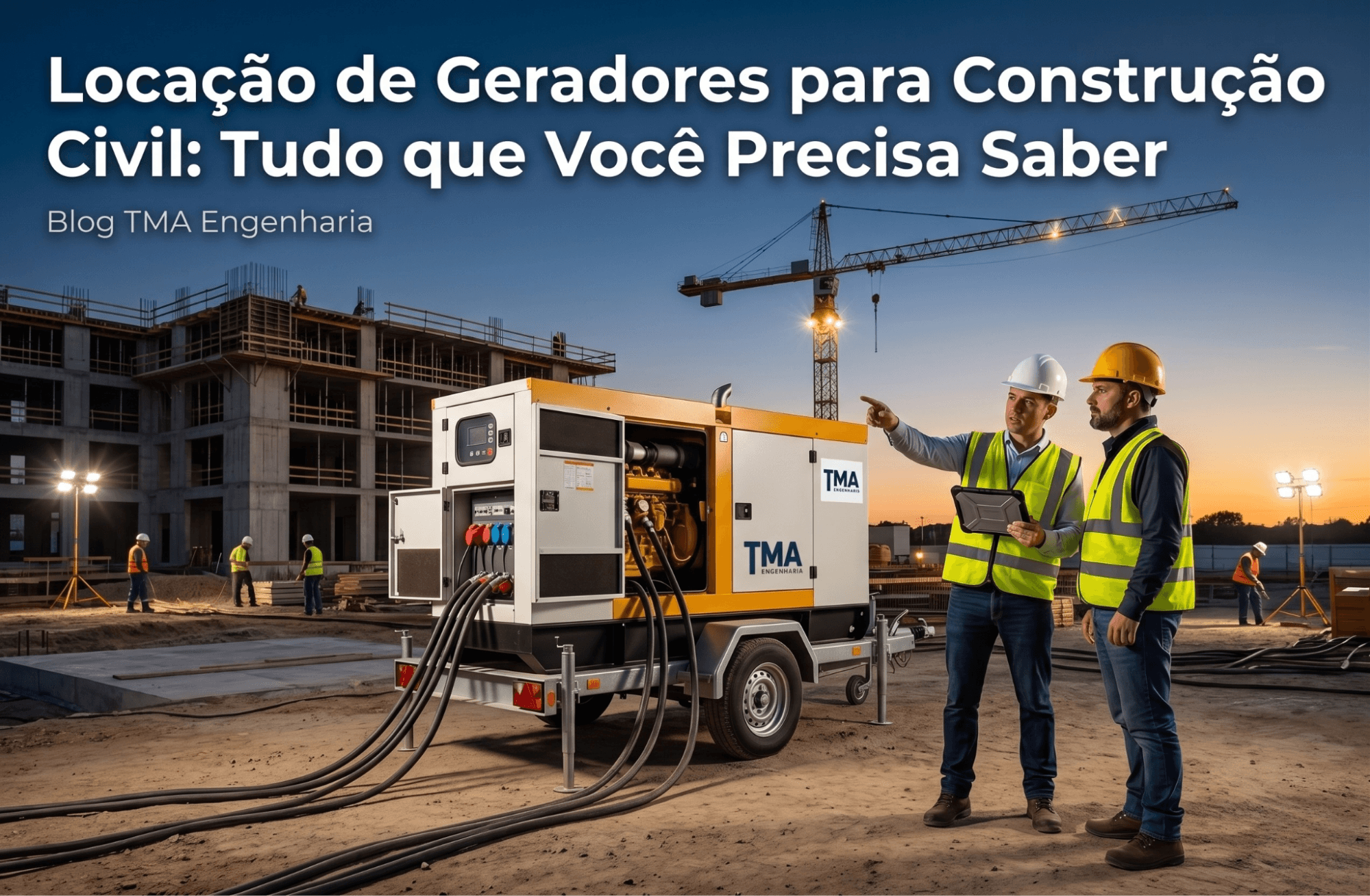 Locação de Geradores para Construção Civil