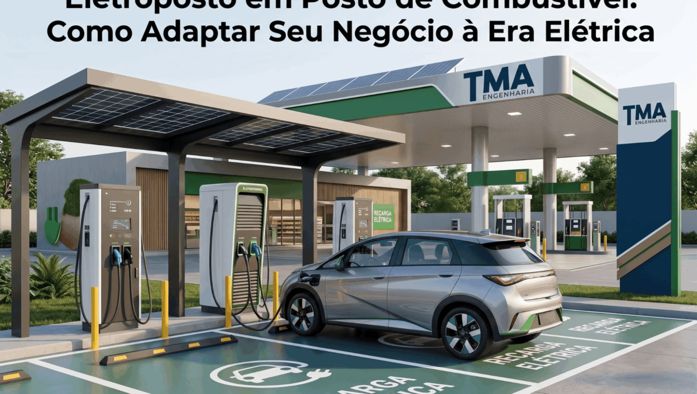 Eletroposto em Posto de Combustível
