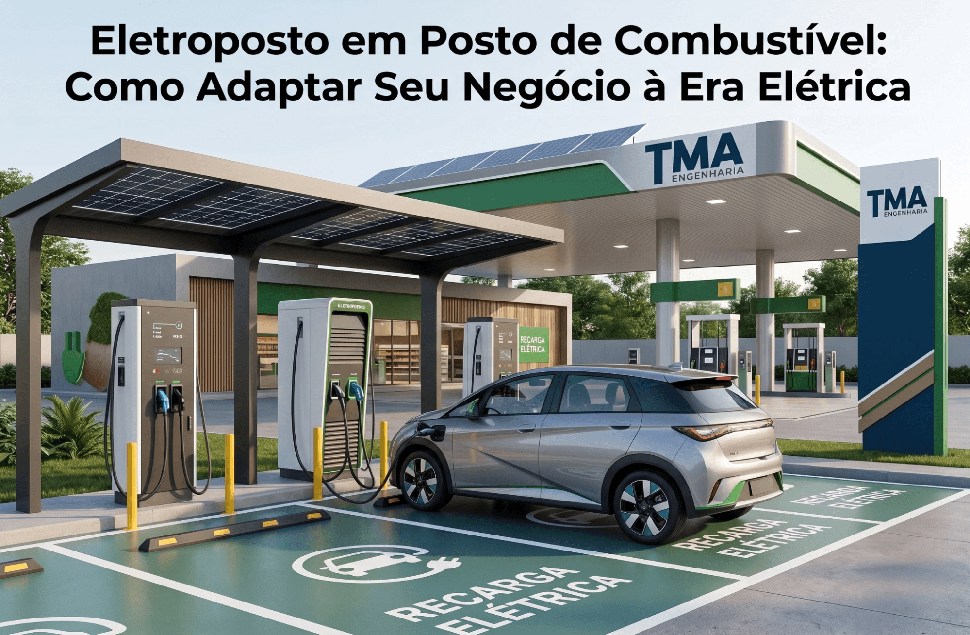 Eletroposto em Posto de Combustível
