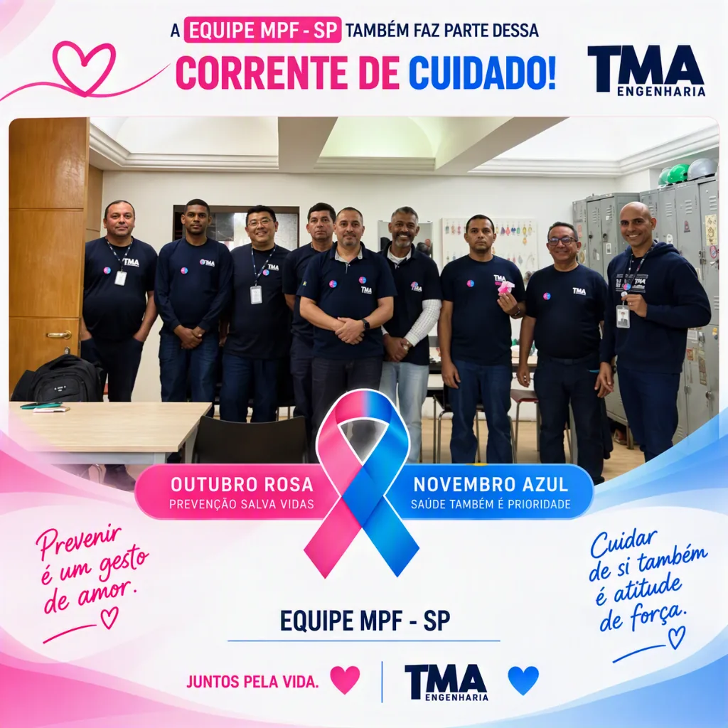 Equipe TMA Engenharia no MPF-SP na campanha unificada